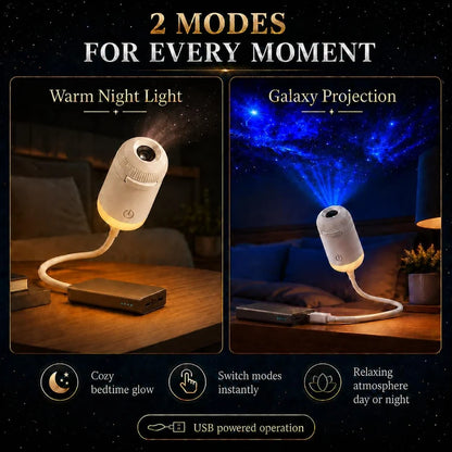 Portable Mini USB Starry Sky Projection Lamp