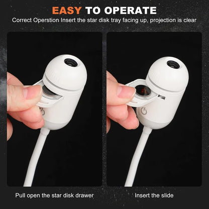 Portable Mini USB Starry Sky Projection Lamp