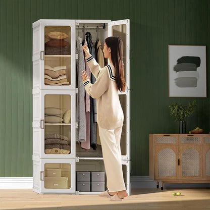 Foldable Modular Portable Wardrobe Ⓢ