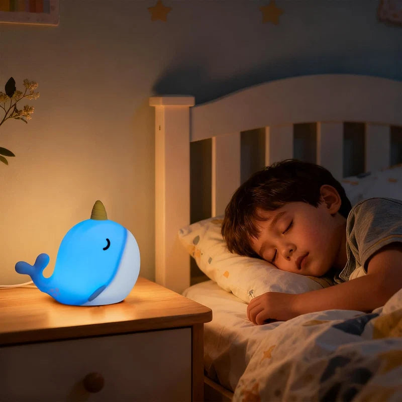 Narwhal Silicone Night Light