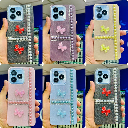 GlamPearl Butterfly Glitter Phone Case