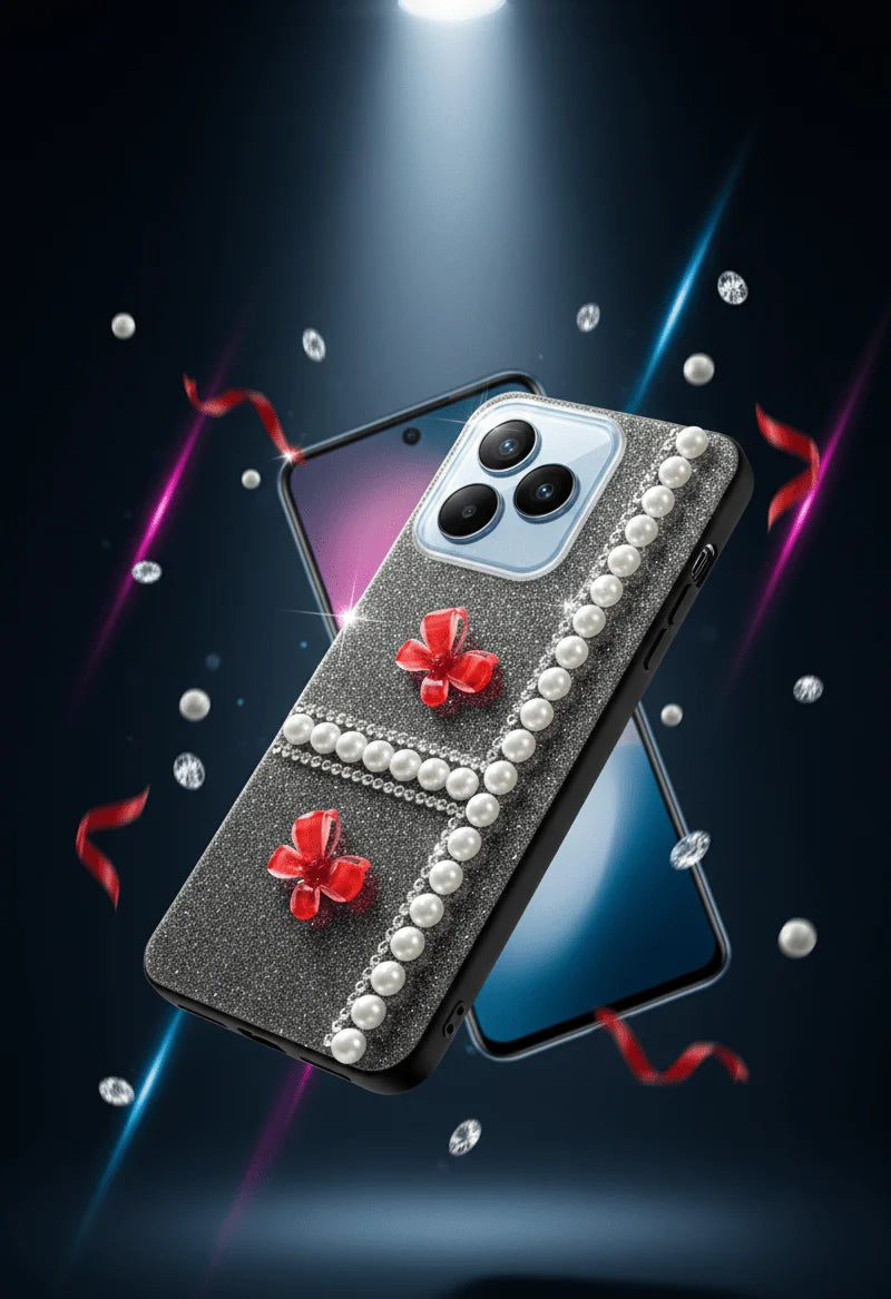 GlamPearl Butterfly Glitter Phone Case
