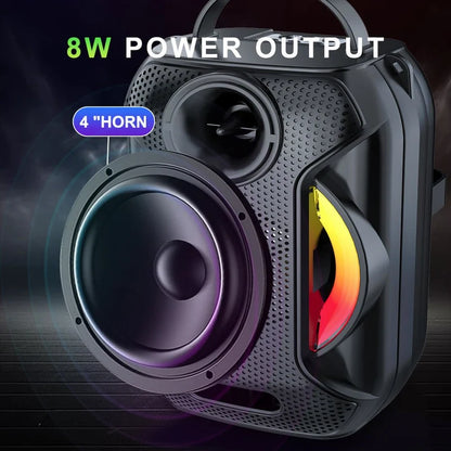 Sing-E - Portable Bluetooth Speaker WIth RGB Lights  Feature: