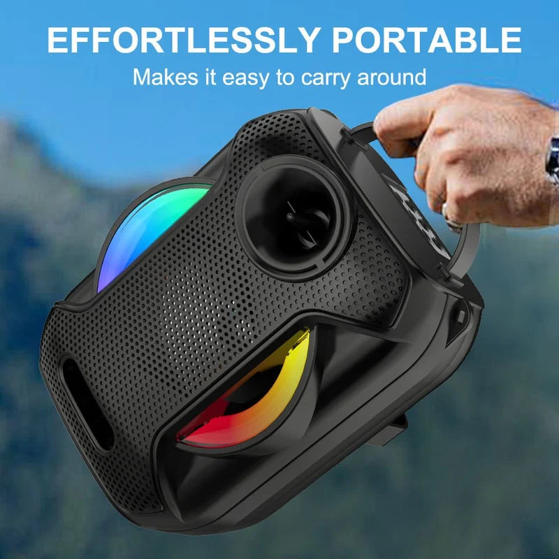 Sing-E - Portable Bluetooth Speaker WIth RGB Lights  Feature: