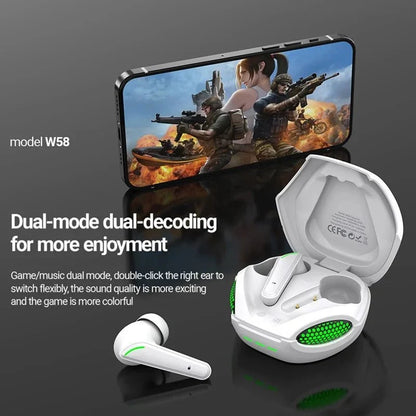 TWS Wireless Gaming Headset – HiFi Stereo Sound with Low-Latency Mode 🎮🔥