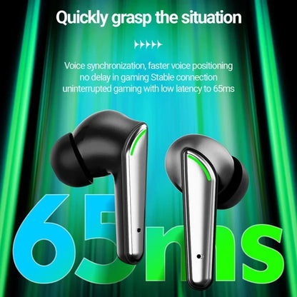 TWS Wireless Gaming Headset – HiFi Stereo Sound with Low-Latency Mode 🎮🔥